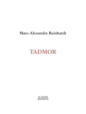 cover image of Tadmor